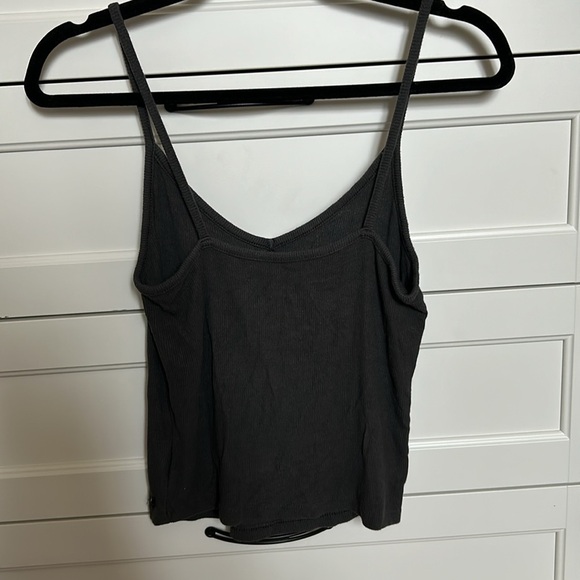 American Eagle Basic Grey Tank - Size M - Picture 2 of 2